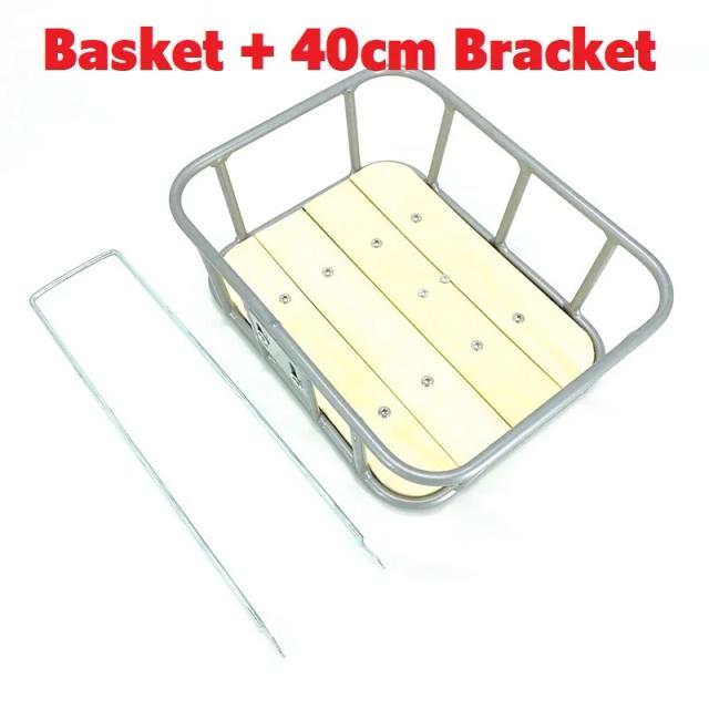 Cesta Dianteira de Alumínio para Bicicletas Retro: Acessórios Práticos e Estilosos para Decorar com Panniers