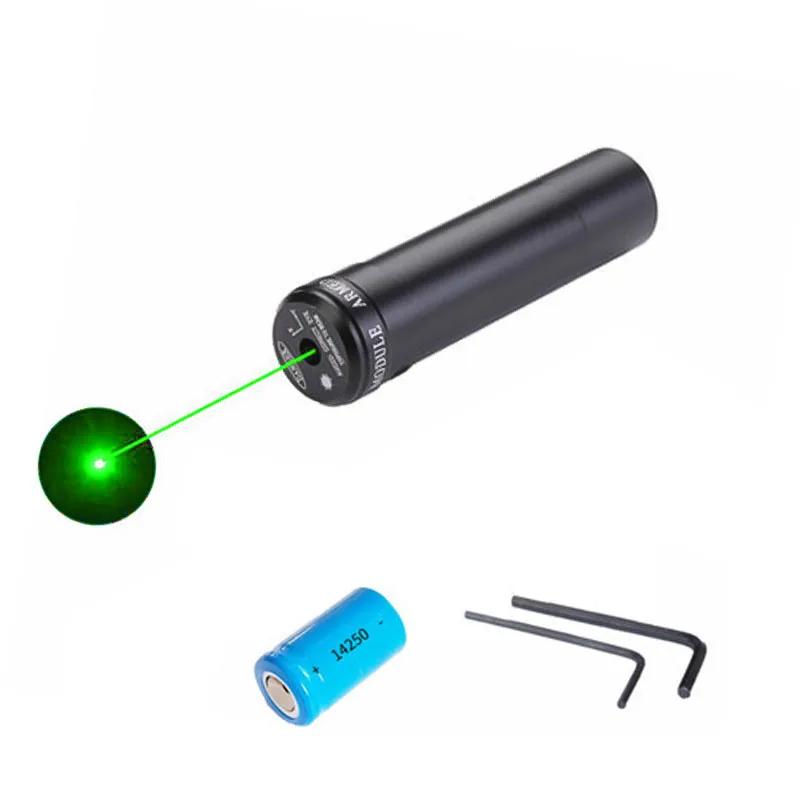 Ar15 rifle laser visão verde metal verde laser semente visão noturna sniper visando ajustável anti-vibração caça mira laser - Image 1