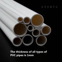 Tubulação branca do PVC para o tanque de peixes, tubo do aquário, irrigação do jardim, encaixes molhando, comprimento 50cm, comprimento 6-20mm, aquário, 2-10Pcs - Image 3