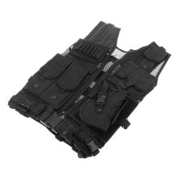 Leve colete tático militar respirável, resistente, suporte de coldre, colete de treinamento de combate ajustável para adultos - Image 2
