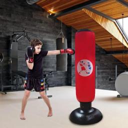 Casa Boxe Saco De Perfuração, Iatable Boxe Coluna, Tumbler Sandbag, Chute Artes Marciais Equipamento De Treinamento - Image 4