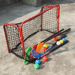 4 pçs campo de hóquei floorball pvc plástico vara bola rua prática esporte ao ar livre hóquei no gelo puck equipamentos - Image 6