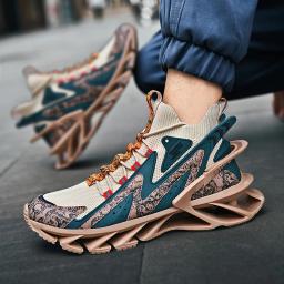 Tênis de corrida respirável de luxo masculino, tênis casual masculino, treinador de tênis, moda corrida, plus size 48 - Image 3