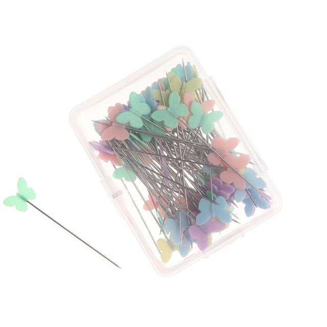 Conjunto com 100 Botões de Acessórios para Costura em Estilo Flor e Laço - Ideal para Patchwork e Artesanato DIY