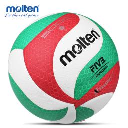 Bola de Voleibol Oficial de Tamanho Fundido com Saco, Voleibol de Tamanho Oficial, Andebol de Treinamento e Combinação, Tipo Flagship, Original, V5M5000 - Image 2