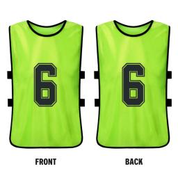 Camiseta esportiva secagem rápida, 6 peças/12 peças, para adultos e crianças, basquete, futebol, treinamento de equipe - Image 3