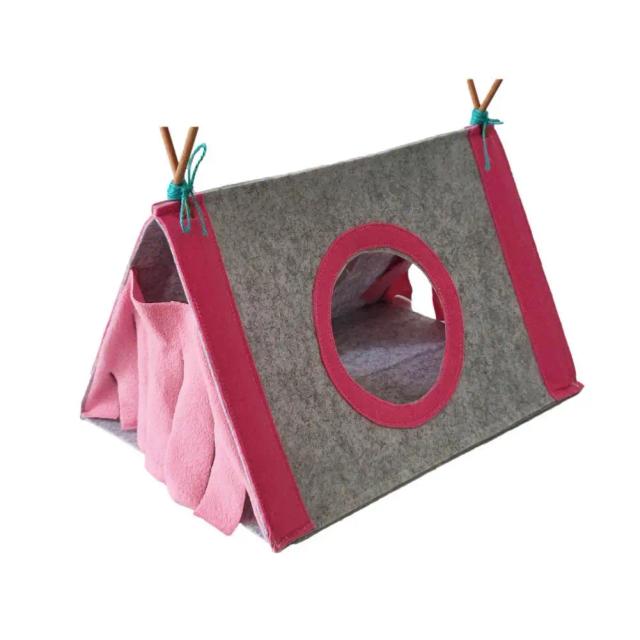 Abrigo Aconchegante para Pequenos Animais: Tenda e Acessórios Ideais para Hamsters, Cobaias, Furões, Chinchilas, Ouriços e Coelhos