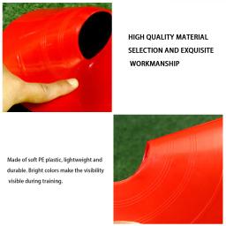 Conjunto de 15 peças, 19cm, para treinamento de futebol, acessórios esportivos, marcador, discos marcadores, entretenimento - Image 3