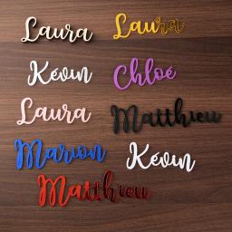 Cartões de visita de casamento com nomes, personalizado, corte a laser, marcadores de assinatura, festa, decoração de festa - Image 1
