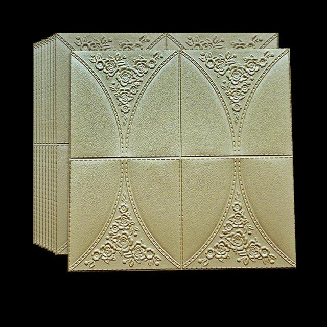Papel de Parede 3D Estéreo Adesivo Impermeável para Decoração de Quarto e Sala de Estar, Ideal para Fundo de TV