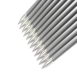 12 pçs setas de carbono tiro com arco spine350 400 500 600 700 800 900 id4.2mm 1.75 "ponto alvo palhetas plástico para arco recurvo - Image 4