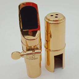 Amplificador de boquilha profissional, kit de acessórios para saxofone d6 d7 d8, peças de boca banhadas a ouro, soprano alto - Image 3