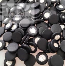 Almofadas de couro preto do clarinete, tamanho individual, 6mm-20mm, 50 partes - Image 1