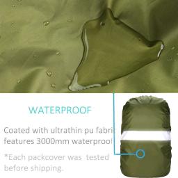 Capa de chuva Camo para mochila, impermeável, reflexiva, para acampamento ao ar livre, caminhadas, escalada, anti poeira, 20l 35l 45l 60l - Image 4