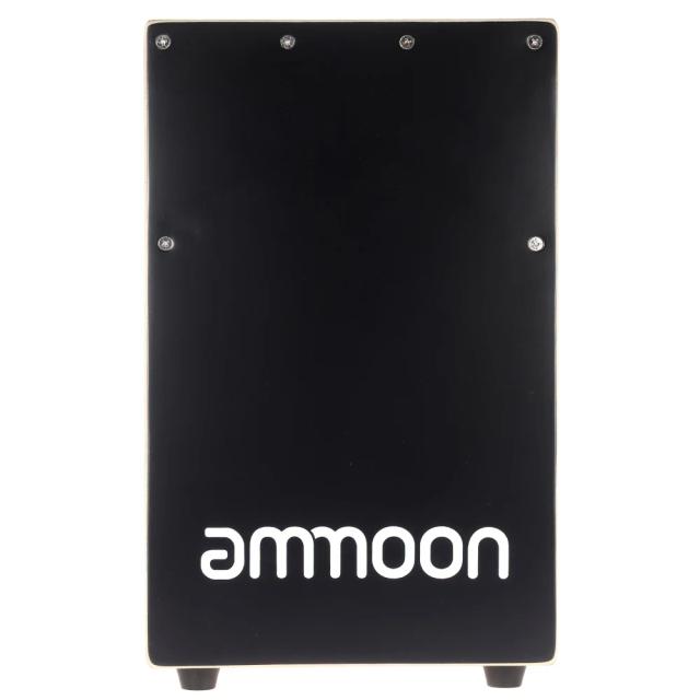 Cajón de Madeira Ammoon para Crianças - Tambor de Mão com Pés de Borracha e Medidas 23x24x37 cm