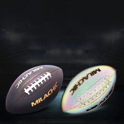 Tamanho 9 6 3 futebol americano bola de rugby footbll competição formação prática rugby bola equipe esportes reflexivo rugby futebol - Image 1