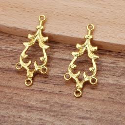 Pingentes para DIY, Acessórios Artesanais para Jóias, Brincos e Peças para Colar, Fabricação de Jóias, 16x36mm, 10PCs, 20PCs, 0110 - Image 4