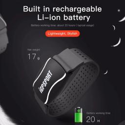 Igpsport hr60 pulseira de freqüência cardíaca sem fio ant + banda braço bluetooth 4.0 monitor cardíaco ipx7 à prova dwaterproof água para bicicleta gps esporte ao ar livre - Image 4