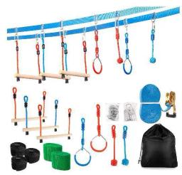 Anéis de fitness para crianças, escalada jogo brinquedo, atividade de treinamento ao ar livre, corda esportiva segura, anéis pendurados, equipamento de escalada infantil - Image 6