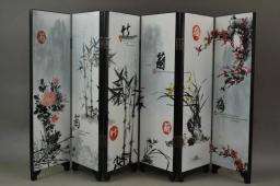 Chinese Wooden Plum Blossom Pintura, Cherry Blossom, Pintura De Flores - Image 1