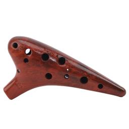 12-buraco ocarina resina de plástico alto c tuning ocarina novo 12-hole multicolorido flauta adulto instrumento infantil 1pc - Image 3