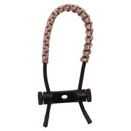 Ajustável trançado Bow Sling Strap para Composto Recurve Bow Shooting, Wrist Sling, Protector Cord Rope, Tiro com arco, 1Pc - Image 4