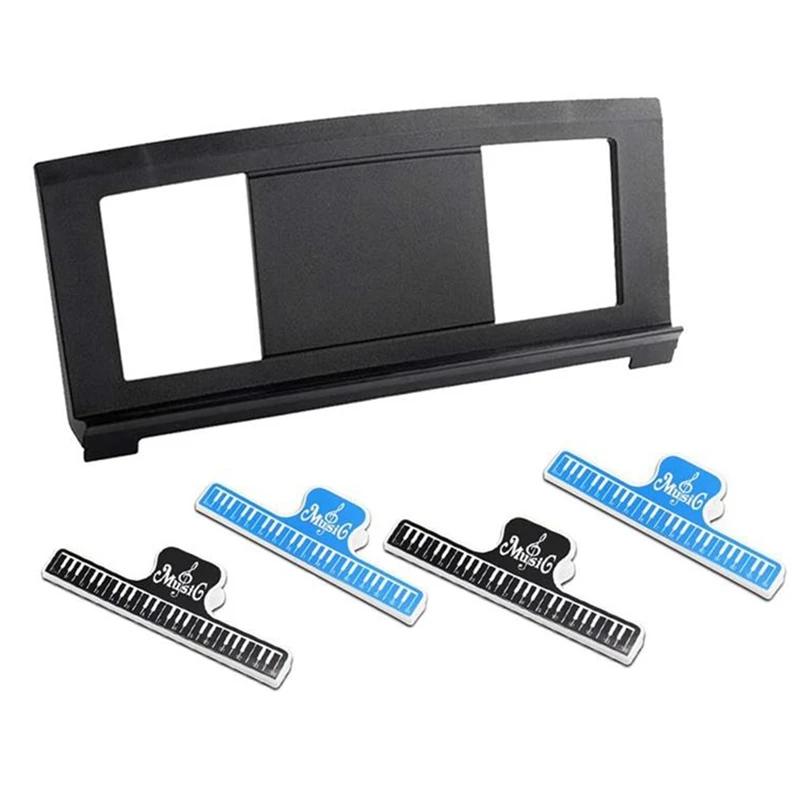 Suporte de música compatível com diversos modelos de yamaha, teclado musical, suporte para celular com 4 prendedores musicais - Image 1