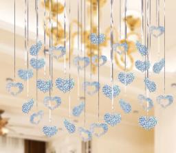 Pingente laser para balões, acessório de festa de casamento com 100 peças, pingente de coração, amor, fita de chuva, decoração para casamento - Image 6