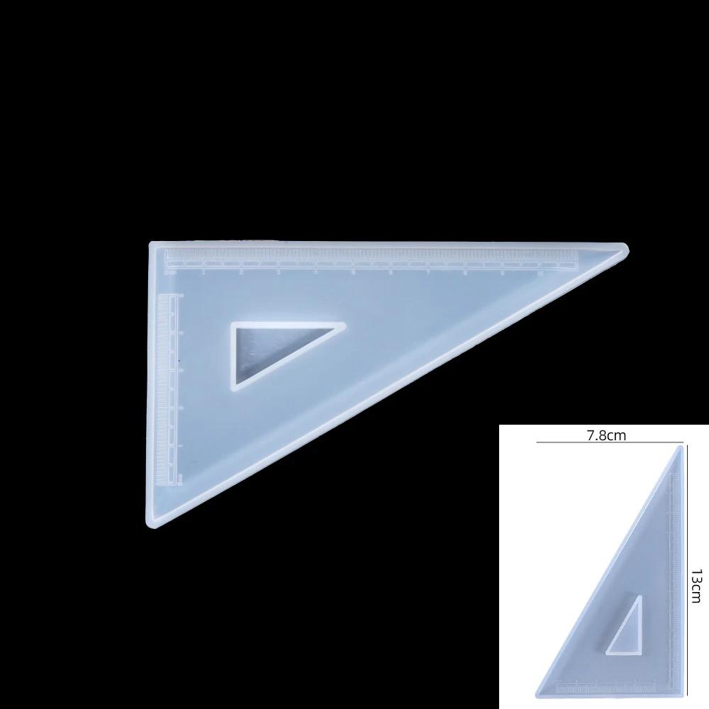 Silicone Transferidor Régua De Ângulo Direito, Molde De Resina Epóxi, Artesanato DIY, Ferramentas De Fazer Jóias, Moldes De Fundição, Molde Triângulo - Image 1