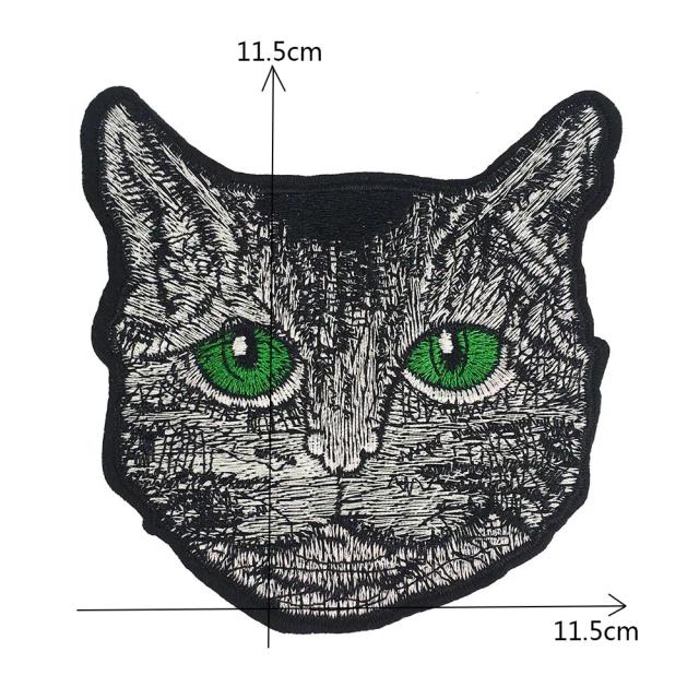 Patches Bordados de Animais para Costura e Ferro: Apliques DIY para Jeans, Chapéus e Bolsas