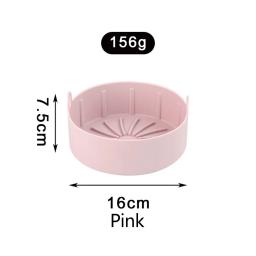 Fritadeira de ar acessórios não vara silicone assadeira bandeja de cozimento do bolo pan para airfryer acessórios não vara silicone - Image 6