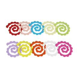 30 peças-conjunto de tiras de papel para artesanato com rosas e flores em vários tamanhos-kit para recortes - Image 2