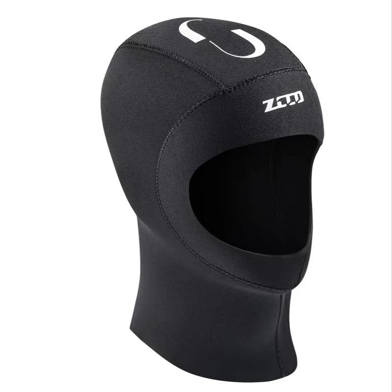 3/5mm neoprene mergulho capa capacete de mergulho equipamento chapéu inverno natação quente alta qualidade unisex boné caça submarina - Image 1