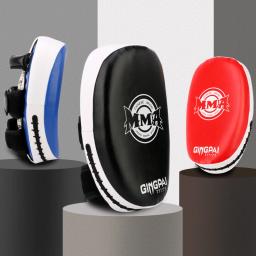 1 pçs saco de boxe almofada areia saco de fitness taekwondo mma mão chutando almofada de treinamento de couro do plutônio engrenagem muay thai pé alvo - Image 1
