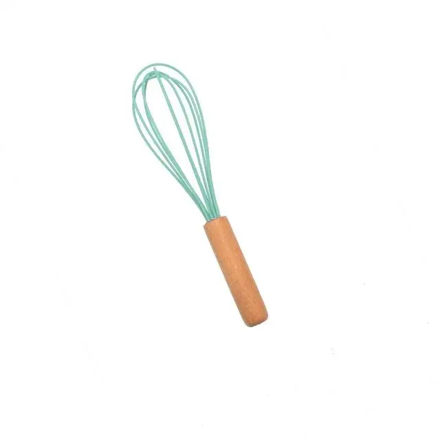 Espátula de silicone antiaderente com cabo de madeira, Pinças de colher, Utensílios de sopa, Pá resistente ao calor, Ferramenta de cozinha, 1pc - Image 1
