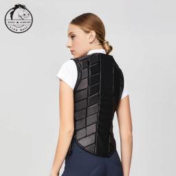 Unisex equitação ao ar livre eva colete proteger equitação segurança equestre colete equestre corpo protetor de segurança equitação equipmenten - Image 4
