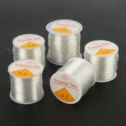 Transparente Elastic Crystal Jóias Cord Beading String String Strong Stretchy Fio Cabos Para DIY Colar Pulseira Fazer Jóias - Image 1