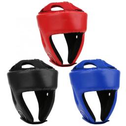 PU Kick Boxing Capacete para adultos e crianças, guarda de cabeça de soco, Karate Muay Thai Fight, treinamento MMA Sanda, meia embalagem - Image 1