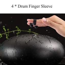 Conjunto de manga de dedo de 4 unidades para acessórios de tambores de percussão de língua de aço - Image 4