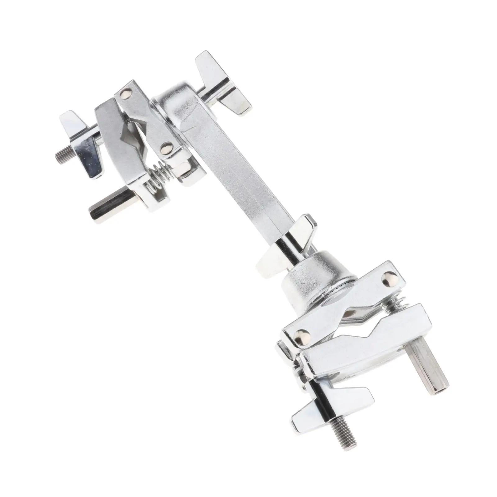 Universal Metal Drum Mount Bracket Suporte Suporte Suporte Suporte Braçadeira ajustável Acessórios de montagem Peças de percussão Cowbell Instrumento de percussão 1Pc - Image 1