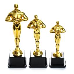 Oscar troféu prêmio plástico dourado réplica equipe esportes competição artesanato lembrança festa celebração presente - Image 6