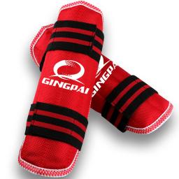 Espessa PU couro caneleiras boxe, Leggings de proteção, equipamentos de artes marciais, Muay Thai Leg, pés Taekwondo, protetores de tornozelo - Image 3