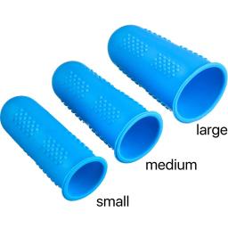 Multifuncional dedal de silicone para bordado bordado, Finger Protector, Sleeve Cover Caps, Ferramentas de costura, 3 pcs, 5pcs - Image 3