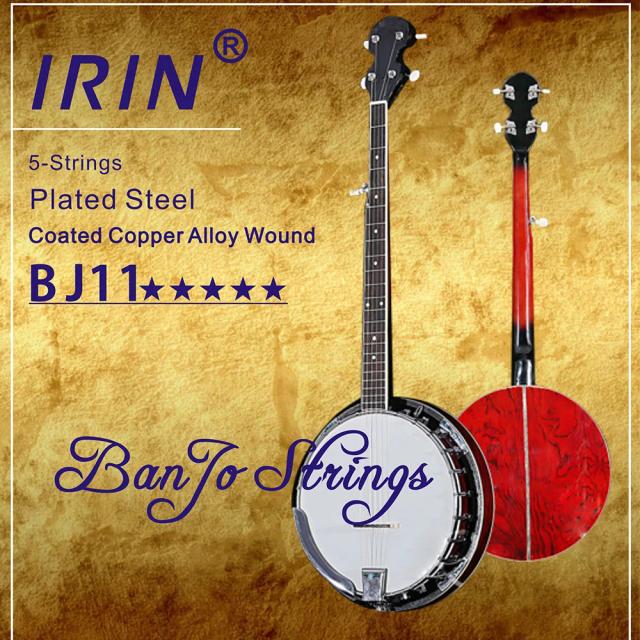 Kit de Cordas para Banjo em Aço Inoxidável Revestido com Liga de Cobre - 5 Peças para Substituição e Melhoria do Seu Instrumento de Corda