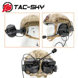 Tac sky comtac tático fone de ouvido comtac ii capacete montagem redução de ruído captador tiro fone de ouvido adaptador walkie-talkie fone de ouvido - Image 4