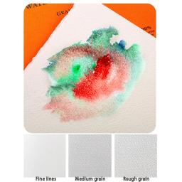 Arcos canson papel aquarela 300g, artesanato profissional de algodão para pintura artística/desenho, grãos médios e finos, 20 folhas de material de arte - Image 6