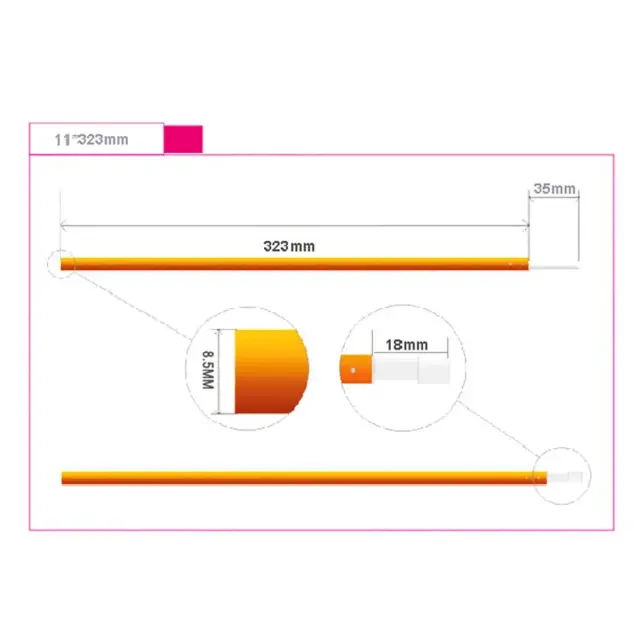 Haste Tática para Barraca de Acampamento 8.5mm - Tamanhos 3.6m, 4m e 4.4m com Acessórios Inclusos