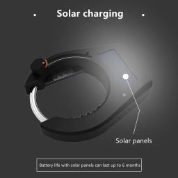 Cadeado inteligente de bicicleta, bloqueio de bicicleta solar, bluetooth, alarme antifurto, sem chave, controle por aplicativo, à prova d'água, acessórios de bicicleta mtb - Image 1