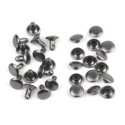Parafuso redondo de rebites e tampa dupla, 100 peças, de latão, punk colisão, rock, couro, bolsa de sapato, cinto, vestuário, acessórios de pulseira - Image 4
