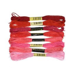 Novelo de linhas para costura, 8 unidades, cores semelhantes, fio de algodão, para bordado, artesanato, acessórios de costura - Image 6